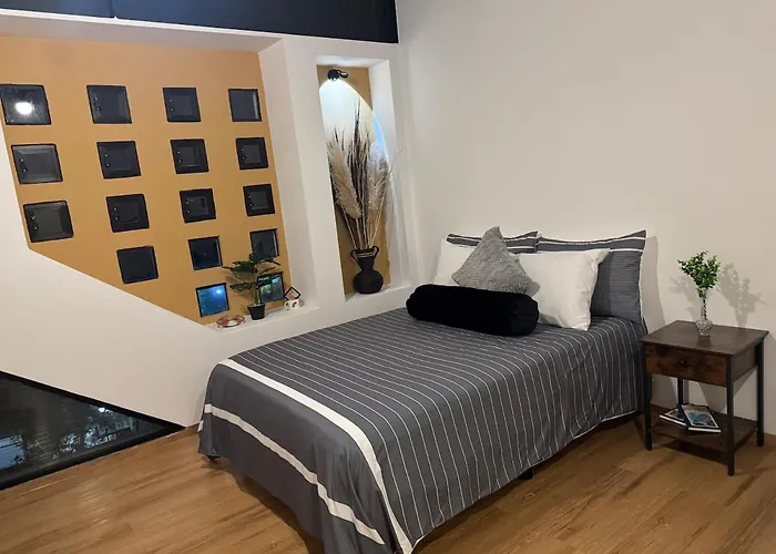 Apartment Minimalist Loft Reforma 23